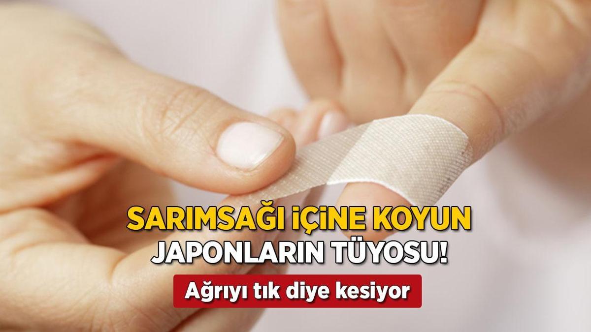 sarimsagi yara bandina koyun japonlarin vazgecilmez tuyosu agriyi tik diye kesiyor xJcr4AEe