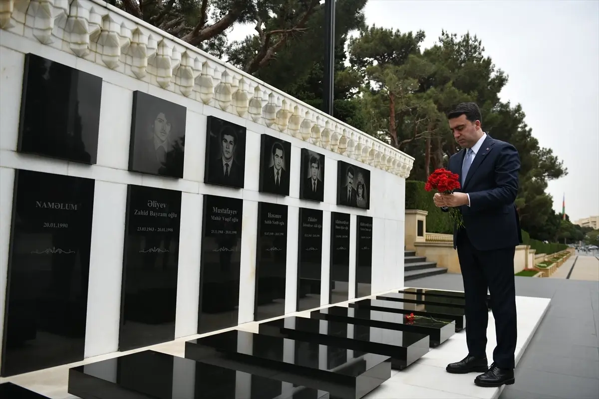 YTB Başkanı Abdulhadi Turus, Bakü’de şehitlikleri ziyaret etti Açıklaması