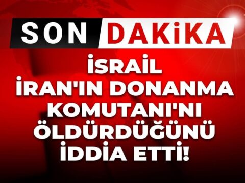 İsrail, İran’ın Donanma Komutanı’nı Öldürdüğünü İddia Etti